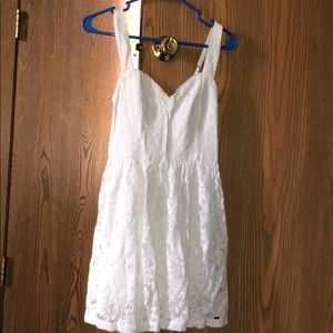 Hollister white dress